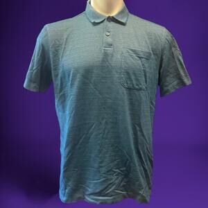 Van Huesen Polo Shirt Soft Dress Mens Large Short Sleeve Golf Comfy Casual Dad